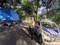 Sat Lantas Polres Batubara Gelar Patroli Kibas Bendera, Ciptakan Rasa Aman dan Nyaman Bagi Pengguna Jalan