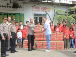 Polres Tanah Karo Gelar Bakti Sosial di Panti Asuhan Bunga Bakung dalam Rangka Hari Bhayangkara ke-78