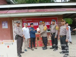 Polres Tanah Karo Peduli, Gelar Bakti Sosial di Pesantren Al Purbanta dalam Rangka Hari Bhayangkara ke-78