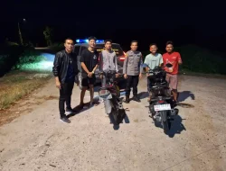 Polsek Lima Puluh Gelar Patroli Malam, Ciptakan Situasi Kamtibmas yang Aman dan Kondusif