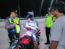 Polsek Dolok Merawan Gelar Patroli Malam, Berantas Geng Motor dan Balap Liar!