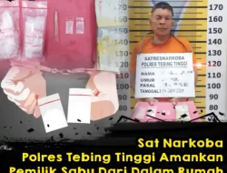 Sat Narkoba Polres Tebing Tinggi Amankan Pemilik Sabu di Dalam Rumahnya