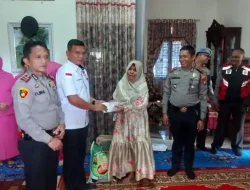 Polres Labuhanbatu Selatan Berbagi Kebahagiaan dengan Warakawuri dalam Rangka HUT Bhayangkara Ke-78
