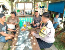 Sambang ke Warga, Bhabinkamtibmas Polres Tebing Tinggi Sampaikan Pesan Kamtibmas