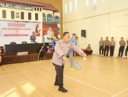 Wakapolres Lhokseumawe Buka Turnamen Badminton Meriahkan Hari Bhayangkara ke-78!