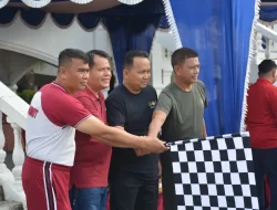Polres Labuhanbatu Selatan Gelar Olahraga Bersama Meriahkan HUT Bhayangkara ke-78
