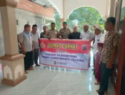 Polsek Silangkitang Gelar Jumat Curhat dan Amankan Sholat Jumat di Dua Masjid