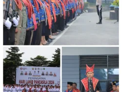 Kapolres Tanah Karo Pimpin Upacara Peringatan Hari Lahir Pancasila: Pancasila Jiwa Pemersatu Bangsa Menuju Indonesia Emas