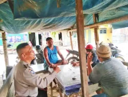 Bhabinkamtibmas Padang Hilir Tingkatkan Kewaspadaan Masyarakat Jelang Pilkada 2024