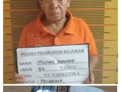 Sat Narkoba Polres Pelabuhan Belawan Bekuk Pengedar Narkoba di Uni Kampung!