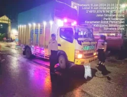 Polsek Dolok Pardamean Gelar Patroli Malam, Ciptakan Keamanan di Wilayah Pintu Angin