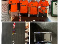 Empat Pemuda di Parapat Diciduk Polisi Atas Kepemilikan Sabu Sebanyak 1,20Gram