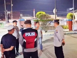 Kapolsek Lima Puluh Pimpin Patroli Malam Takbiran, Ciptakan Kamtibmas yang Aman dan Kondusi