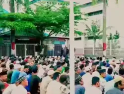 Pegawai dan Warga Binaan Rutan Kelas I Medan Gelar Sholat Idul Adha 1445 H dengan Penuh Khusyuk