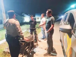 Polsek Lima Puluh Gelar Patroli Malam, Ciptakan Keamanan dan Kenyamanan Masyarakat