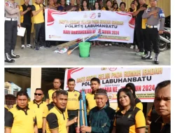 Polres Labuhanbatu Gelar Aksi Bhakti Sosial di Tempat Ibadah Sambut Hari Bhayangkara ke-78