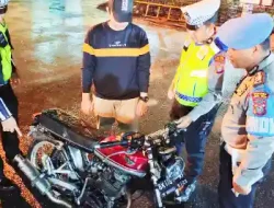 Plh Wakapolres Tebing Tinggi Pimpin Patroli Blue Light, Sikat Geng Motor, Balap Liar dan 3 C!