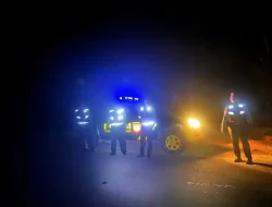 Satuan Samapta Polres Batu Bara Gelar Patroli Malam Cegah Kejahatan di Perkebunan Lima Puluu