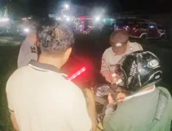 Polsek Tanah Jawa Gelar Razia Malam, Antisipasi Geng Motor dan Narkoba