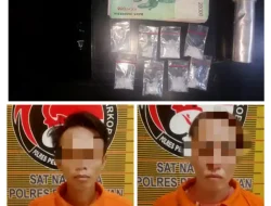 Dua Pengedar Narkoba di Desa Klambir Diringkus Sat Narkoba Polres Pelabuhan Belawan