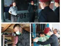 Sterilkan Halinar, Lapas Rantauprapat Kanwil Kemenkumham Sumut Kembali Lakukan Razia Pada Blok Hunian