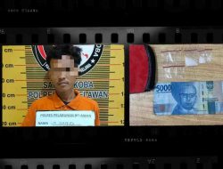 Pengedar Narkoba di Belawan Ditangkap! Junaidi Terancam Penjara