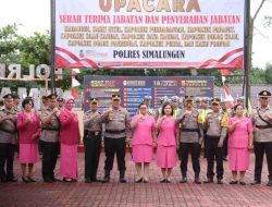 Polres Simalungun Lakukan Serah Terima Jabatan Jajaran Kapolsek, Ini Struktur Barunya!