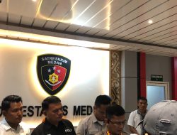 Polrestabes Medan Tangkap Pelaku Pelemparan Bom Molotov ke Rumah Wartawan
