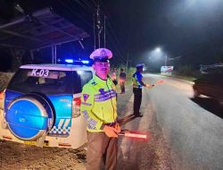 Patroli Blue Light Polres Batu Bara Ciptakan Kamseltibcarlantas yang Aman dan Kondusif