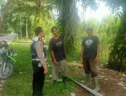 Bhabinkamtibmas Polsek Padang Hilir Gencar Sosialisasi Kamtibmas dan Pencegahan Narkoba