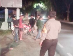 Polsek Lima Puluh Gelar Patroli Malam, Ciptakan Keamanan dan Kondusif Wilayah Hukum