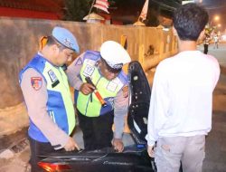 Polres Tebing Tinggi Gelar Patroli Skala Besar, 11 Motor Diamankan!