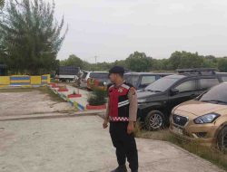 Patroli Sat Samapta Polres Batu Bara Ciptakan Rasa Aman dan Imbau Pesan Kamtibmas di Pantai Sejarah dan Pantai Bunga