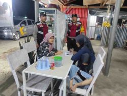 Polsek Lima Puluh Gelar Patroli Malam Cegah Kejahatan dan Balap Liar