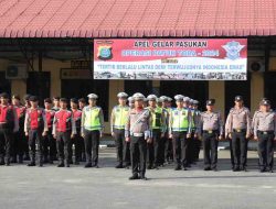 Kapolres Tebing Tinggi Pimpin Gelar Pasukan Ops Patuh Toba 2024, Fokus Tertibkan 10 Pelanggaran Lalu Lintas