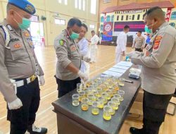 Polres Lhokseumawe Pastikan Personel Berkualitas Lewat Ujian Beladiri dan Tes Narkoba untuk Kenaikan Pangkat