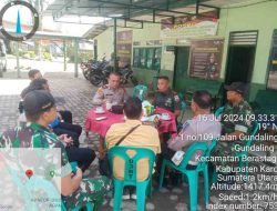 Kapolsek Berastagi Baru Jalin Sinergitas dengan Koramil 03 Berastagi