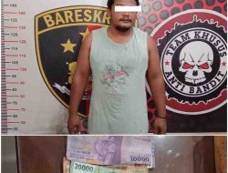 Petugas Satreskrim Polres Batu Bara Gagalkan Judi Togel di Warung Kopi, Satu Orang Diamankan