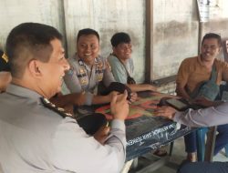Polres Tebing Tinggi Sosialisasi Pencegahan Penipuan Online di Warung Wahyu