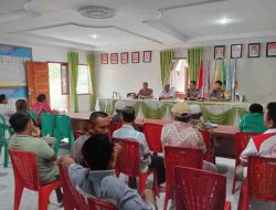 Musyawarah Panas Warung Tuak di Desa Tanjung Muda Berakhir dengan Kesepakatan