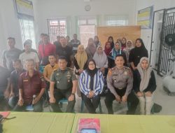 Kapolsek Rambutan Beri Sosialisasi dan Pelatihan Pemadaman Kebakaran di Musim Kemarau