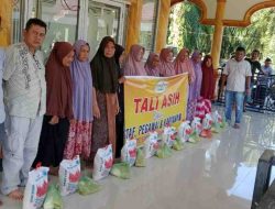 PT Socfindo Seumayam Salurkan 110 Paket Sembako di Nagan Raya, Tunjukkan Kepedulian Sosial