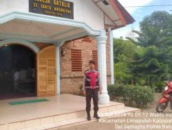 Sat Lantas Polres Batu Bara Amankan Jalannya Ibadah Minggu di Sejumlah Gereja