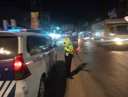 Polres Batu Bara Gelar Patroli Blue Light Ciptakan Kamseltibcarlantas yang Aman dan Kondusif