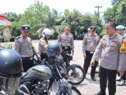 Wakapolres Tebing Tinggi Ingatkan Personel Polsek untuk Bekerja Maksimal