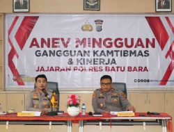 Polres Batu Bara Gelar Anev Mingguan, Tekankan Pentingnya Keamanan dan Ketertiban Masyarakat