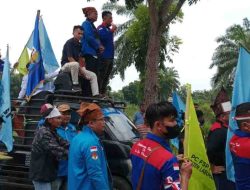 Polres Simalungun Amankan Aksi Unjuk Rasa di Kawasan Ekonomi Khusus Sei Mangkei