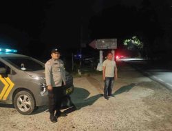 Patroli Malam Polsek Lima Puluh: Upaya Menjaga Kamtibmas di Wilayah Hukum Polres Batu Bara