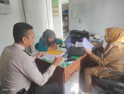 Bhabinkamtibmas Polsek Dolok Merawan Jalin Sinergi dengan Perangkat Desa Mainu Tengah Demi Keamanan Wilayah