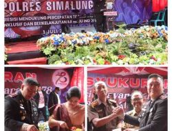 Polres Simalungun Rayakan HUT Bhayangkara ke-78 dengan Semarak dan Keakraban